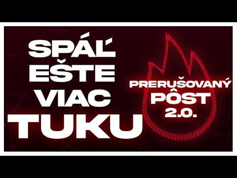 Prerušovaný pôst pre spaľovanie tuku a zdravie | 16/8 Vylepšený Intermittent fasting
