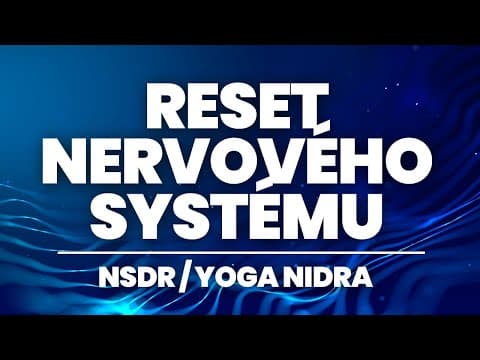Hlboký spánok za 20 minút | NSDR Yoga Nidra | Bezspánkový hlboký odpočinok