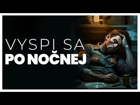 Ako ZASPAŤ po NOČNEJ smene | 4 EFEKTÍVNE postupy